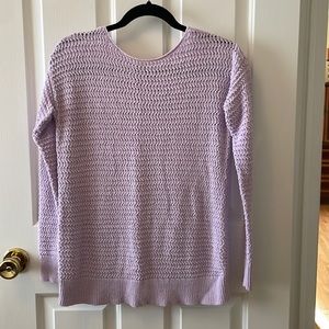 LOFT soft purple knit sweater. XS petites. Great condition.